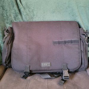 5.11 Tactical Black Messenger School Every Bag Travel Bag With Shoulder Strap
